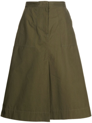 

Inverted-pleat midi skirt, Jil Sander Inverted-pleat midi skirt