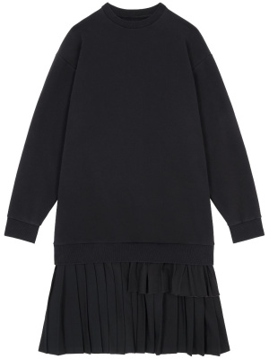 

Round-toe layered midi dress, MM6 Maison Margiela Round-toe layered midi dress