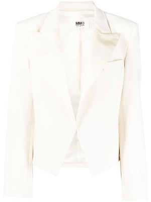 

Tailored padded-shoulder blazer, MM6 Maison Margiela Tailored padded-shoulder blazer