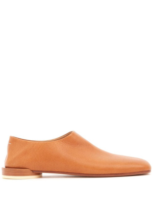 

Leather slip-on loafers, MM6 Maison Margiela Leather slip-on loafers