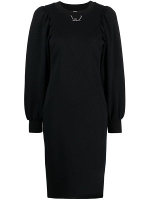

Logo-patch dress, Karl Lagerfeld Logo-patch dress