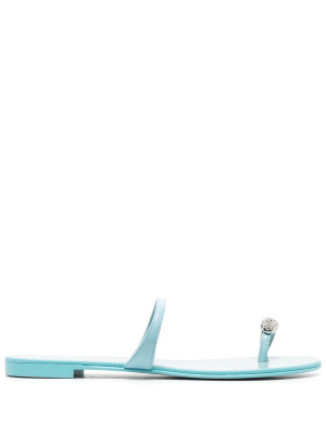 

Nuvo Roll flat sandal, Giuseppe Zanotti Nuvo Roll flat sandal