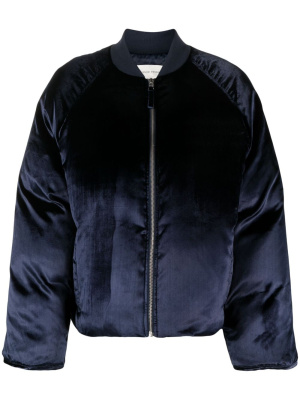 

Velvet padded bomber jacket, Loulou Studio Velvet padded bomber jacket