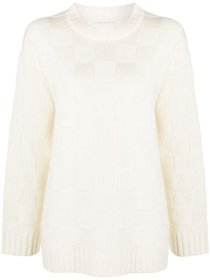 

Crew-neck cashmere textured jumper, Loulou Studio Crew-neck cashmere textured jumper