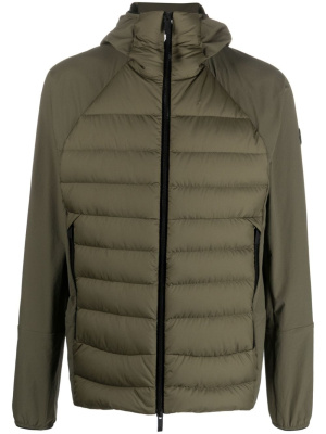 

Logo-patch padded hooded jacket, Moncler Logo-patch padded hooded jacket