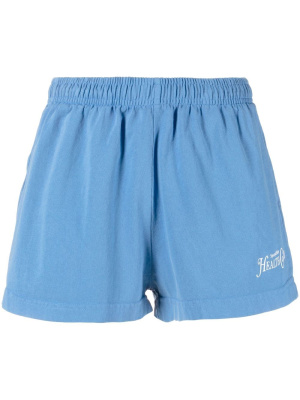 

Slogan print shorts, Sporty & Rich Slogan print shorts