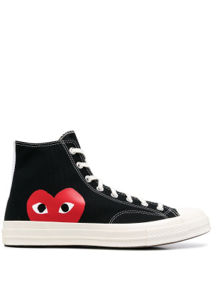 

Chuck 70 high-top "Half Heart" sneakers, Comme Des Garçons Play x Converse Chuck 70 high-top "Half Heart" sneakers