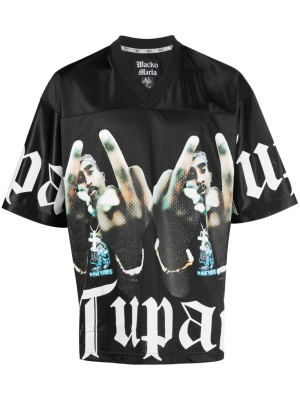 

Tupac photograph-print T-shirt, WACKO MARIA Tupac photograph-print T-shirt