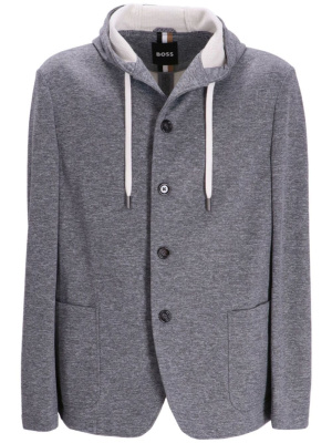 

Button-up hooded jacket, BOSS Button-up hooded jacket