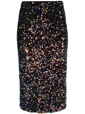 

Sequin-embellished midi skirt, Forte Forte Sequin-embellished midi skirt