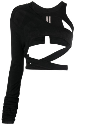 

Cut-out organic-cotton top, Rick Owens Cut-out organic-cotton top