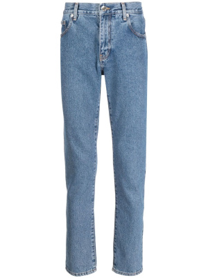 

Diagonal-stripe denim jeans, Off-White Diagonal-stripe denim jeans