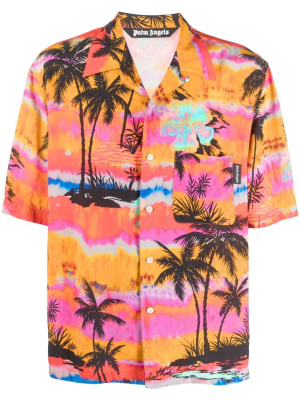 

Palm tree-print shirt, Palm Angels Palm tree-print shirt