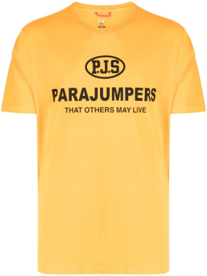 

Logo-print jersey T-shirt, Parajumpers Logo-print jersey T-shirt