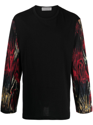

Long-sleeve cotton T-shirt, Yohji Yamamoto Long-sleeve cotton T-shirt