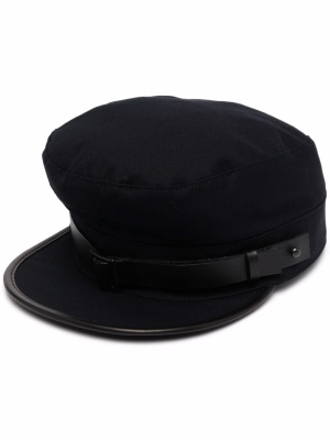 

Leather-blend hat, Yohji Yamamoto Leather-blend hat