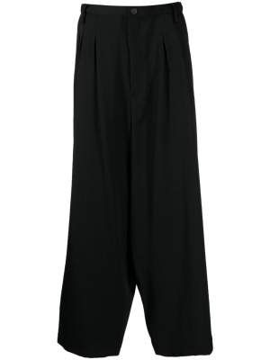 

Tapered-leg pleat-detail trousers, Yohji Yamamoto Tapered-leg pleat-detail trousers