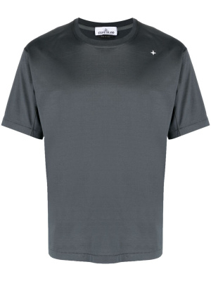 

Logo-embroidered cotton T-shirt, Stone Island Logo-embroidered cotton T-shirt