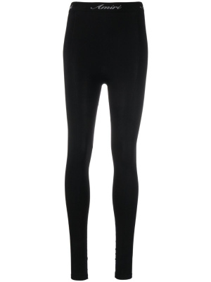 

Logo-waistband skinny leggings, AMIRI Logo-waistband skinny leggings