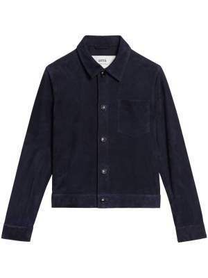 

Suede shirt jacket, AMI Paris Suede shirt jacket