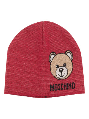 

Teddy Bear-motif beanie, Moschino Teddy Bear-motif beanie