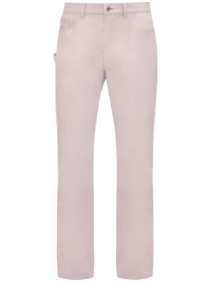 

Logo-patch cotton trousers, JW Anderson Logo-patch cotton trousers