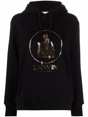 

Logo-print hoodie, Lanvin Logo-print hoodie