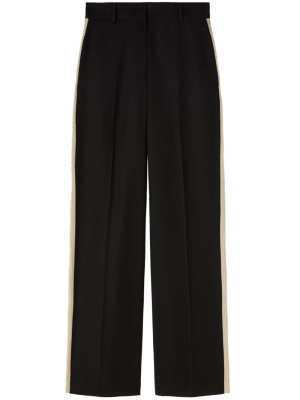 

Knit-tape straight trousers, Palm Angels Knit-tape straight trousers