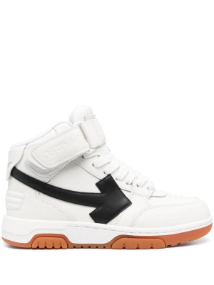 

Logo-patch leather sneakers, Off-White Logo-patch leather sneakers