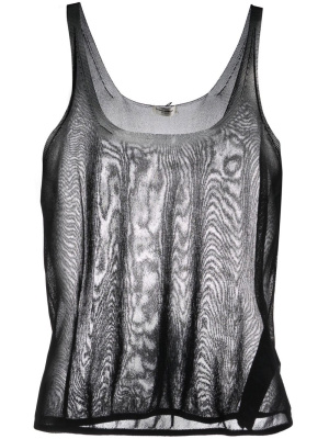 

Sheer vest top, Saint Laurent Sheer vest top