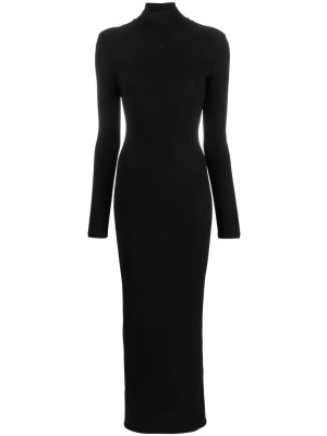 

Funnel-neck maxi dress, Patrizia Pepe Funnel-neck maxi dress