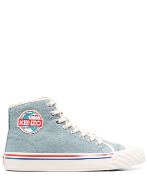 

Logo-patch high-top sneakers, Kenzo Logo-patch high-top sneakers