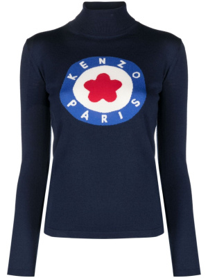 

Intarsia-knit logo jumper, Kenzo Intarsia-knit logo jumper