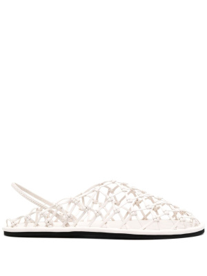 

Calf-leather woven sandals, Emporio Armani Calf-leather woven sandals