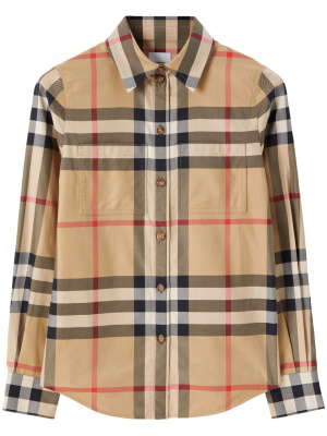 

Vintage Check-pattern cotton shirt, Burberry Vintage Check-pattern cotton shirt