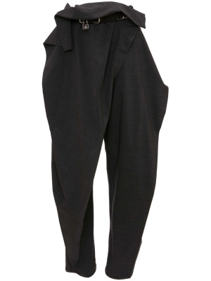

Padlock Strap foldover trousers, JW Anderson Padlock Strap foldover trousers