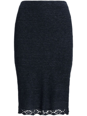 

Ruffle-trim pencil skirt, Ralph Lauren Collection Ruffle-trim pencil skirt