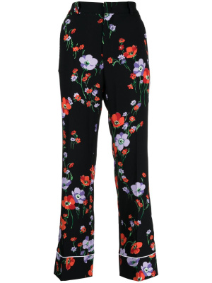 

Floral-print straight-leg trousers, Nº21 Floral-print straight-leg trousers