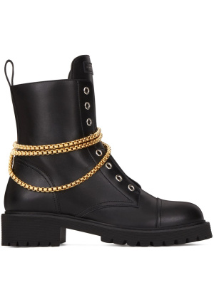 

Alexa chain-detail boots, Giuseppe Zanotti Alexa chain-detail boots