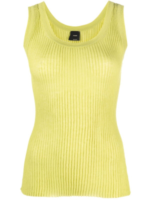 

Round-neck ribbed-knit top, PINKO Round-neck ribbed-knit top