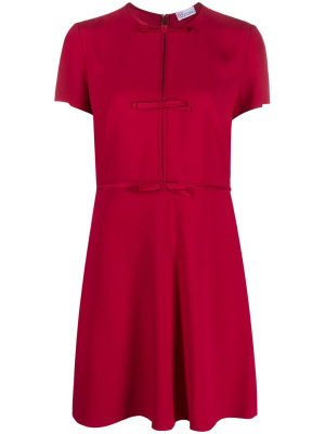

Bow-detail flared minidress, RED Valentino Bow-detail flared minidress