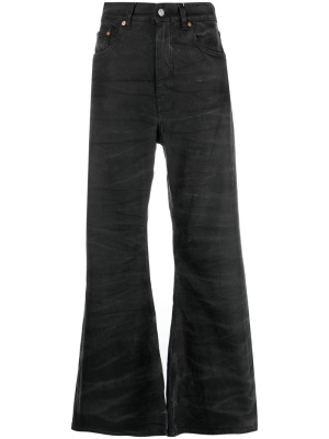 

Faded low-rise flared jeans, MM6 Maison Margiela Faded low-rise flared jeans