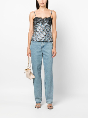 

Floral-print tank top, SANDRO Floral-print tank top