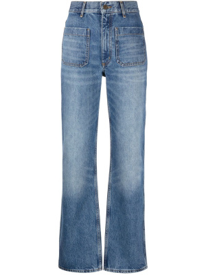 

High-waist straight-leg jeans, SANDRO High-waist straight-leg jeans