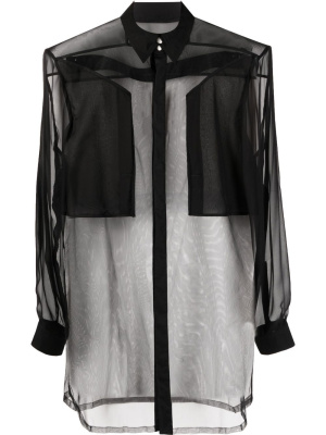 

Utility see-through shirt, Rick Owens Utility see-through shirt