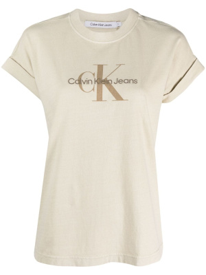 

Logo-print cotton T-shirt, Calvin Klein Jeans Logo-print cotton T-shirt