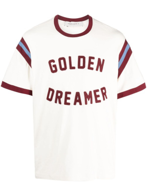 

Logo-appliqué cotton T-shirt, Golden Goose Logo-appliqué cotton T-shirt