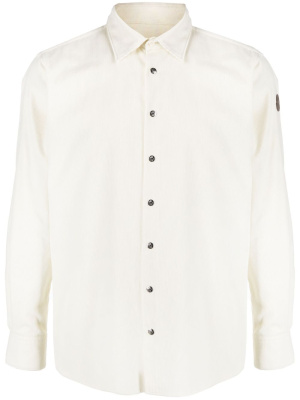 

Logo-patch cotton shirt, Moncler Logo-patch cotton shirt