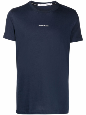 

Logo-print short-sleeved T-shirt, Calvin Klein Jeans Logo-print short-sleeved T-shirt