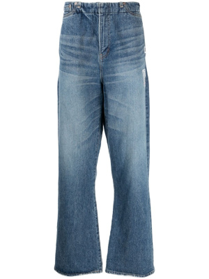 

Mid-rise straight jeans, Maison Mihara Yasuhiro Mid-rise straight jeans